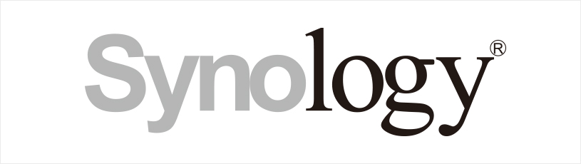 Логотип Synology состоит из слова Synology, как показано ниже